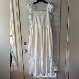 White Lace Maxi Dress